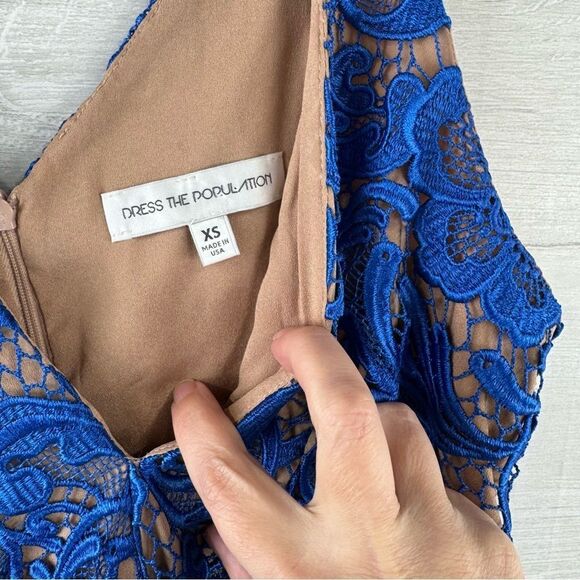 Dress the Population Allie Lace Mini Bodycon Dress - Picture 5 of 6